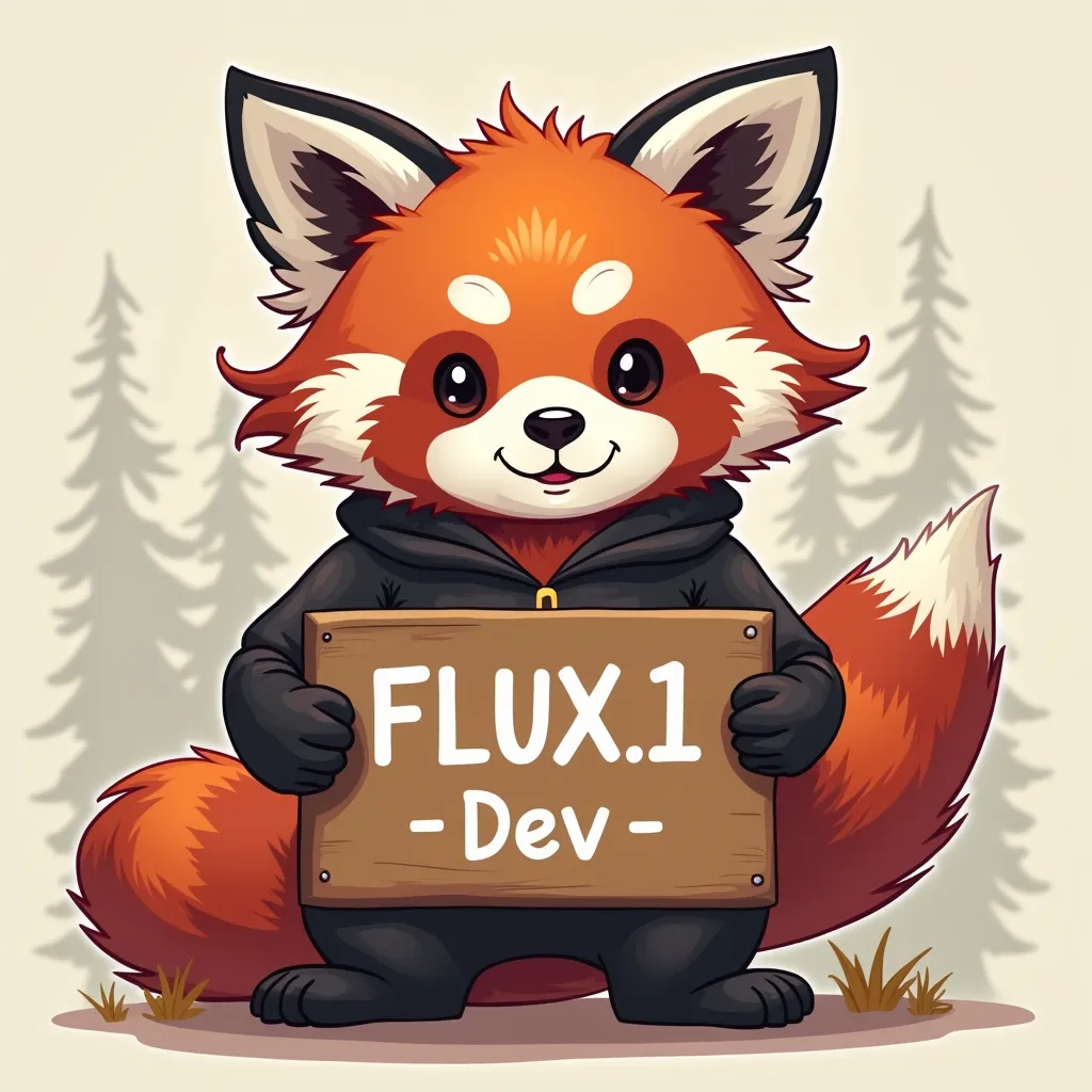 FLUX.1 Dev of Red Panda AI